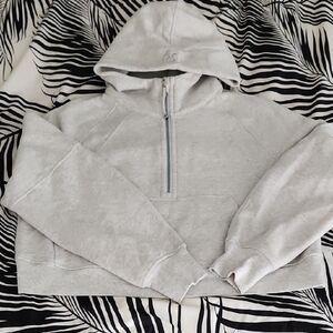 Scuba Oversized Half-Zip Hoodie
